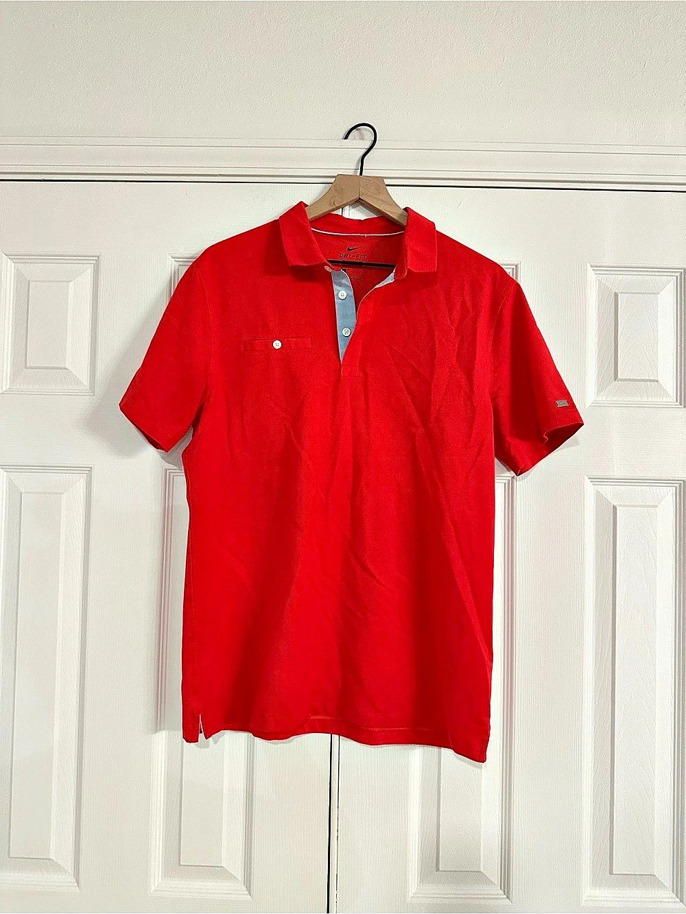 Nike Dri-FIT Men's Polo Red Size Medium Like New